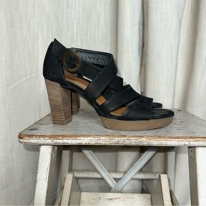 Paul Green Riviera Suede Strappy Sandals Womens Size 6